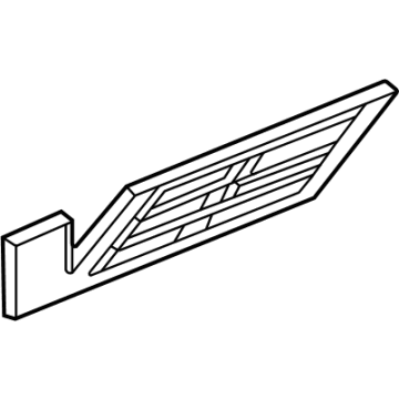 GM 84267918 PLATE ASM-FRT S/D VEH NA *GALVANO SILVV