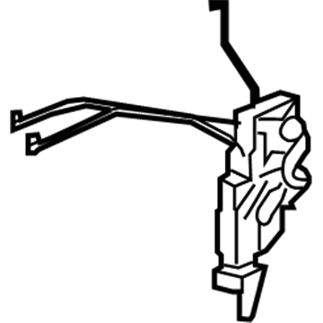 GM 15918163 Rear Side Door Lock Assembly