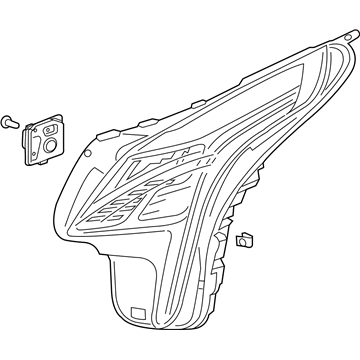 Cadillac 84710891 Headlamp Assembly