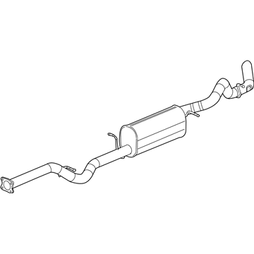 2005 Chevy Silverado 2500 HD Exhaust Pipe - 15262865