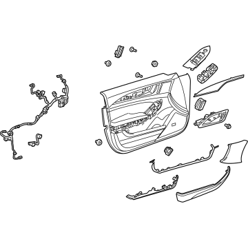 GM 84756402 Trim Assembly, Front S/D *Sedona Sauvae