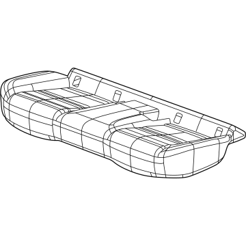 GM 86770653 Cover Assembly, R/Seat Cush *Black