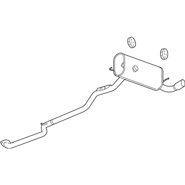 2008 Saturn Sky Exhaust Pipe - 20787539