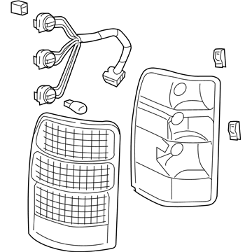 GMC 19168990 Combination Lamp Assy