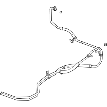 GMC Sierra 2500 HD Transmission Oil Cooler Hose - 87855564