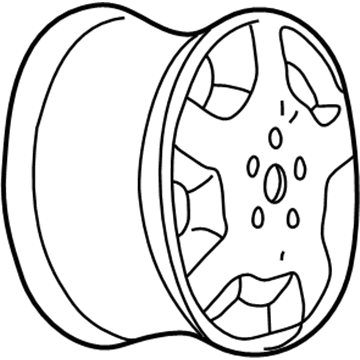 Chevy 9591907 Wheel, Alloy