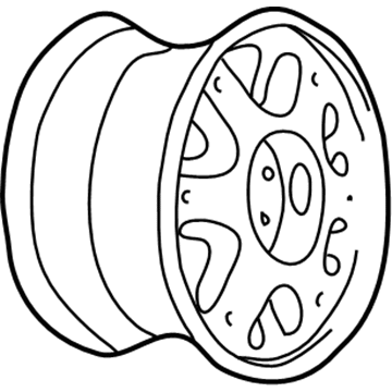 GMC 12361577 Wheel, Alloy