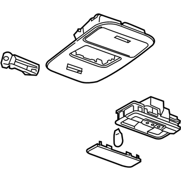 GMC 84112680 Map Lamp Assembly