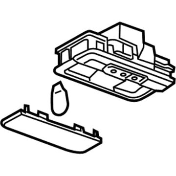 GM 23130969 Lamp Assembly, Center Courtesy *Platinum