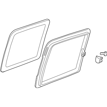 Chevy 88939709 Moveable Glass