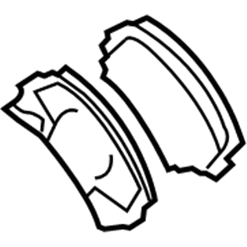 Chevy 88965687 Rear Pads