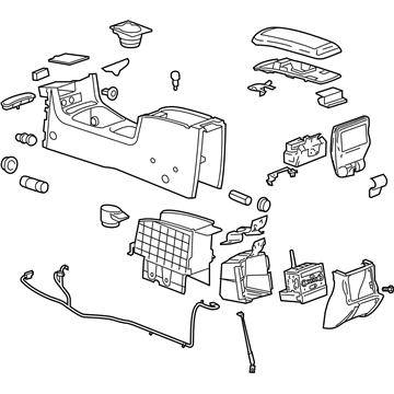 Chevy 15232632 Console Assembly