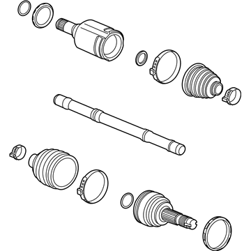 GM 42758449 SHAFT ASM-FRT WHL DRV HALF