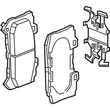 GM 84217715 Pad Kit, Front Disc Brk