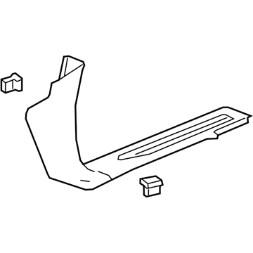 GM 84874297 Molding Assembly, Front S/D Sill Garn *Dk Atmospher