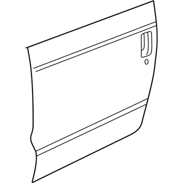 GM 15067968 Panel, Rear Side Door Outer