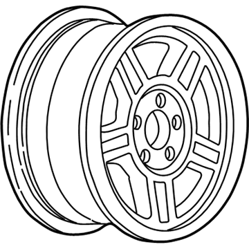 GMC 12368867 Wheel, Alloy