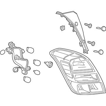 Chevy 42750549 Tail Lamp Assembly