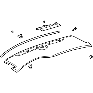 Cadillac 12482737 Upper Panel