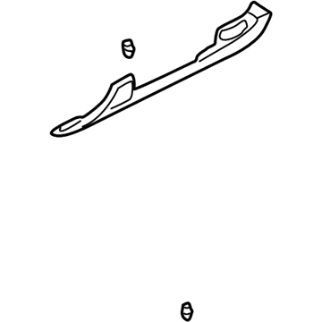 GM 25716832 Bolster Assembly, Instrument Panel Pass Knee *Wheat