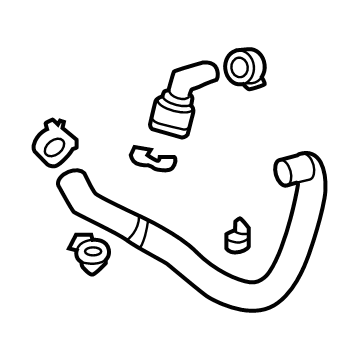 GM 84764264 HOSE-AUX W/PMP OTLT UPR