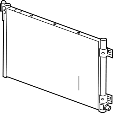 Cadillac 84743114 Auxiliary Radiator