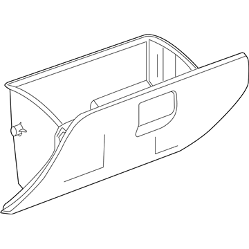 GM 84671680 Door Assembly, I/P Compt *Cocoa