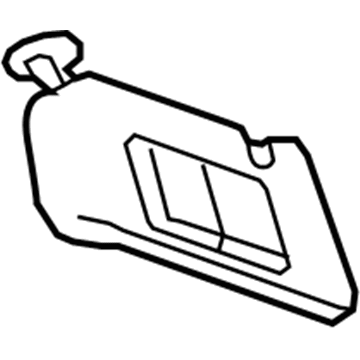 Pontiac 25954547 Sunvisor