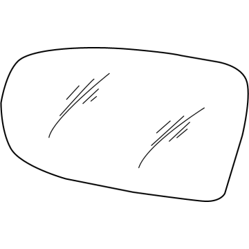 Oldsmobile 88980570 Mirror Glass