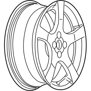 Chevy 9595088 Wheel, Alloy