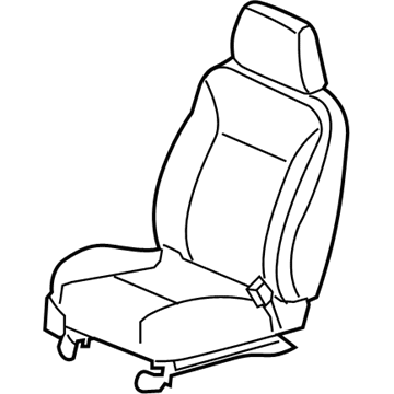 GM 15142133 Seat Assembly, Pass *Pewter R