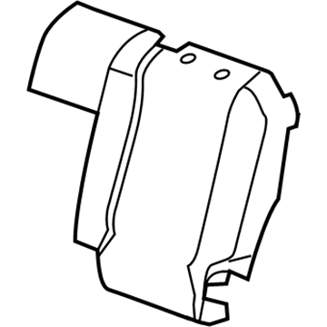 GM 15776617 COVER, Rear Seat Back