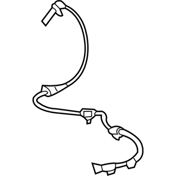 Buick 23483146 Front Speed Sensor