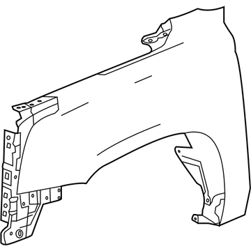 GM 84216913 Fender Assembly, Front