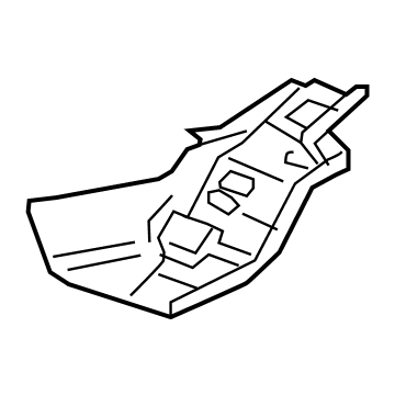 GM 95327756 Rail Assembly, Rear Compartment Floor Panel