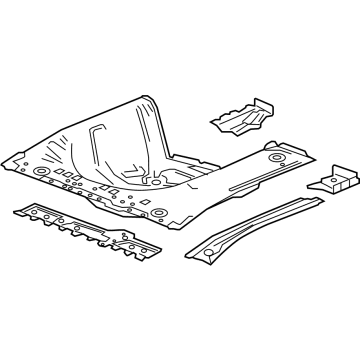 GM 94517376 Panel Assembly, Rear Floor Rear