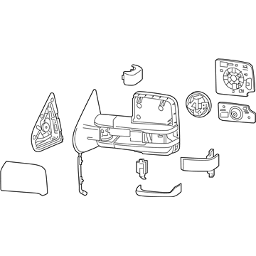 GMC 84228887 Mirror Assembly