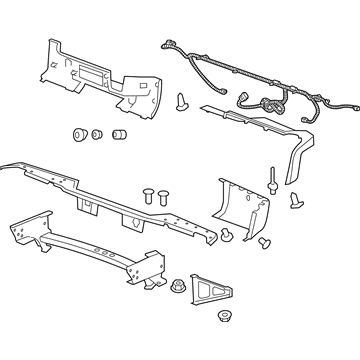 Chevy 22932803 Bumper Assembly