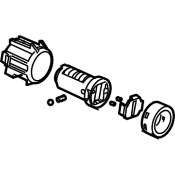 Cadillac 20766969 Lock Cylinder