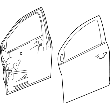 GM 95940509 Door Assembly, Front Side