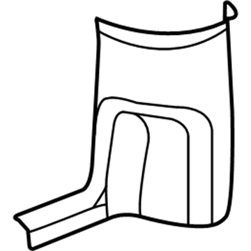 GMC 25760868 Rear Pillar Trim