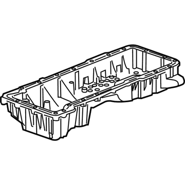 2014 Chevy Silverado 2500 HD Oil Pan - 12634972