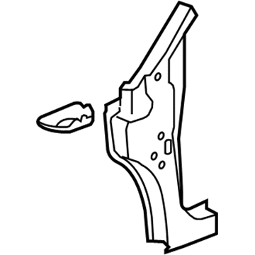 Chevy 20895168 Hinge Pillar Reinforcement