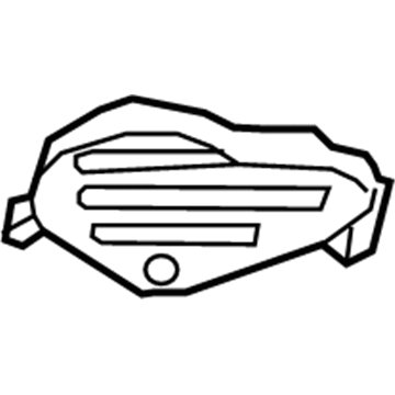 GM 23447605 Deflector, Underbody Rear Air