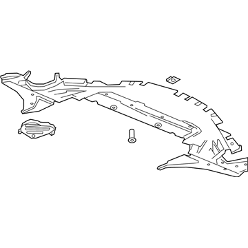 GM 84197387 Deflector Assembly, Underbody Front Air