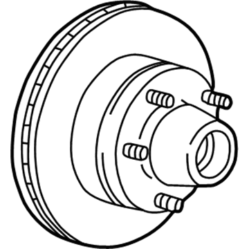 GMC 19202729 Hub Assembly