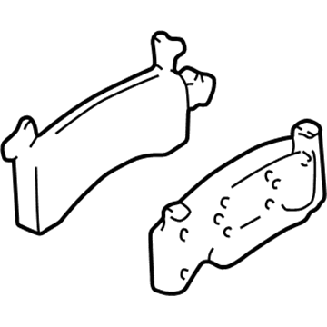 2001 Chevy Astro Brake Pad - 19242608