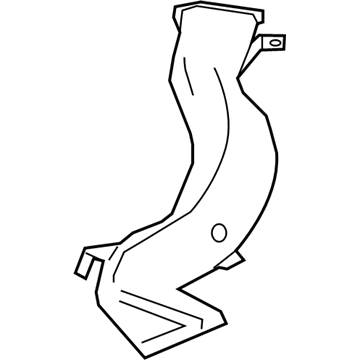 Cadillac 84602943 Lower Duct