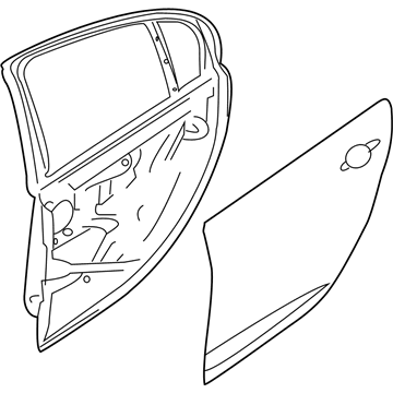 GM 92260135 Door,Rear Side