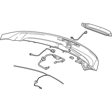 GM 84804927 Spoiler Assembly, R/End *Serv Primer